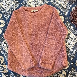 Loft fleece pull over